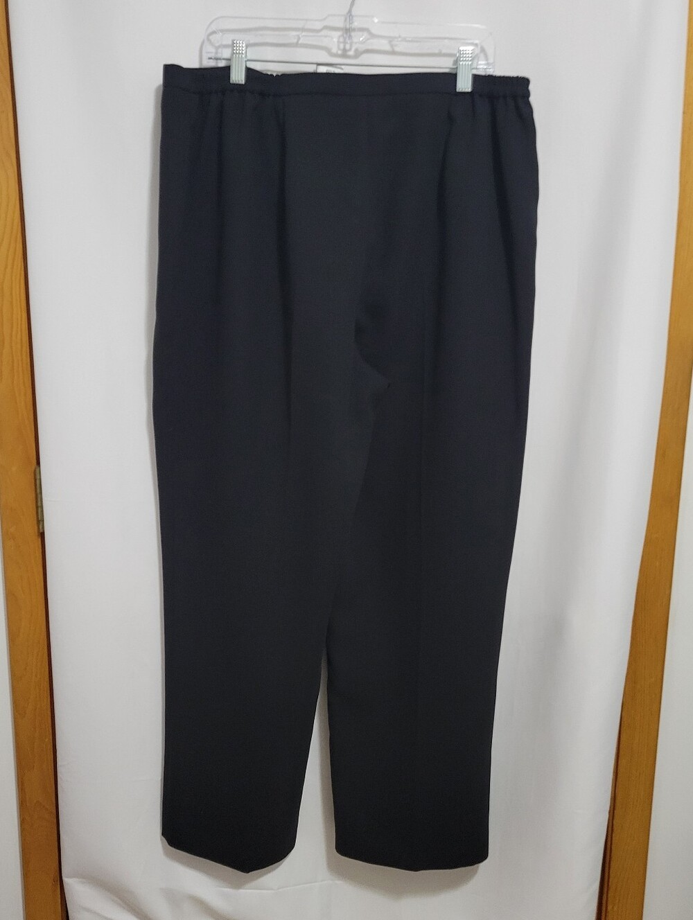 Women's Kasper Black Straight Leg Pants, Size 18W - Picture 2 of 3